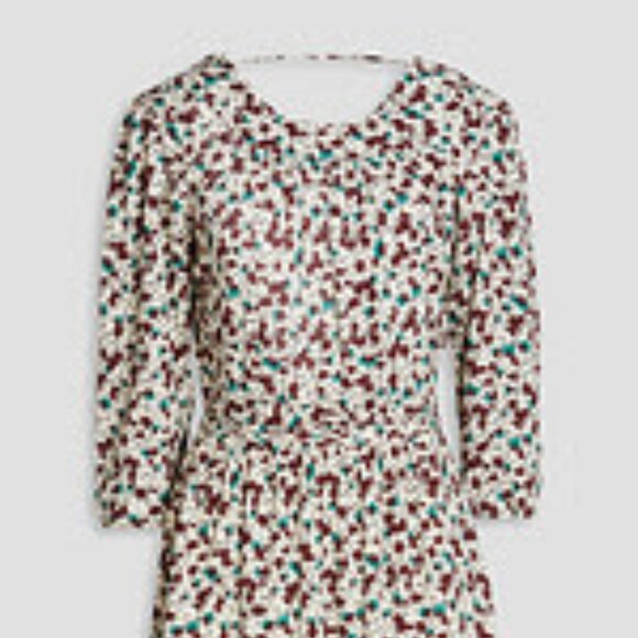 NWT ba&sh White and Red Backless Dress - Picture 6 of 6